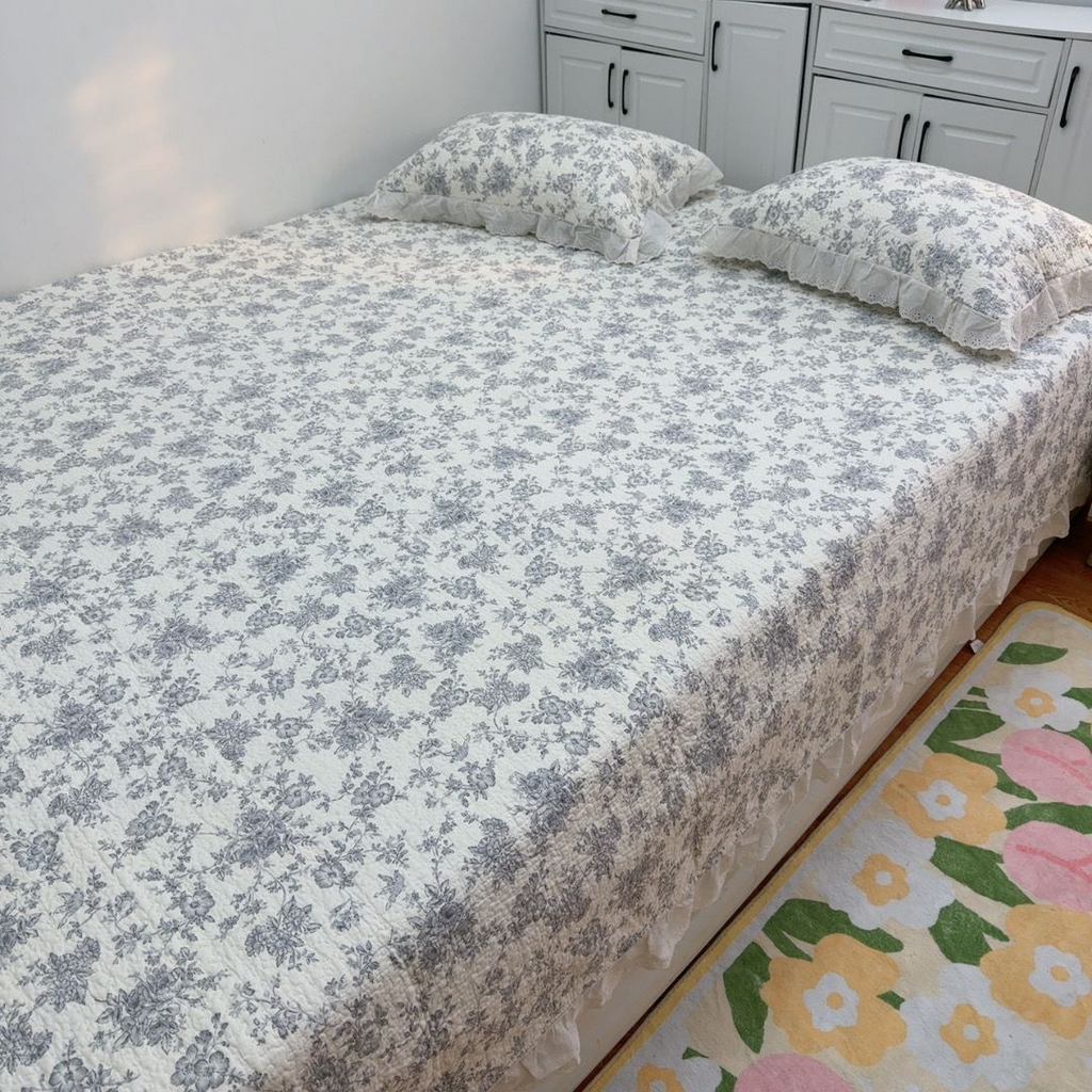 暖居 2025新款纯棉榻榻米农村大炕盖支持定制 赫本白