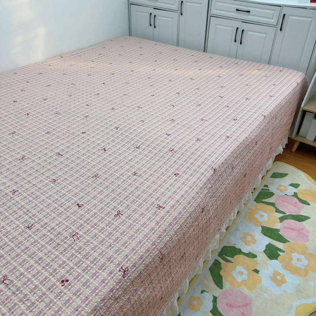 91家纺网 家纺一手货源 找家纺 暖居 2025新款纯棉榻榻米农村大炕盖支持定制 时尚小香