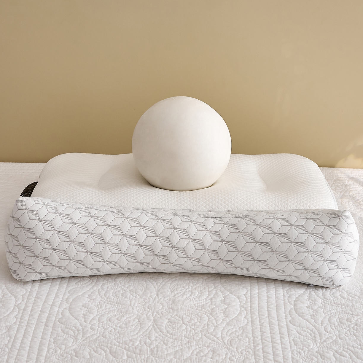 91家纺网 家纺一手货源 找家纺 （总）乐可 2025新款科技护耳组合枕枕头枕芯