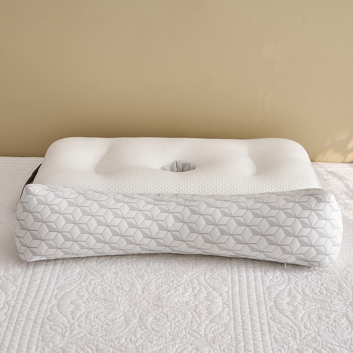 91家纺网 家纺一手货源 找家纺 （总）乐可 2025新款科技护耳组合枕枕头枕芯