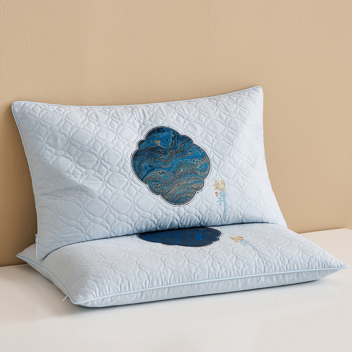 91家纺网 家纺一手货源 找家纺 （总）乐可 2025新款金荞子二合一枕枕头枕芯