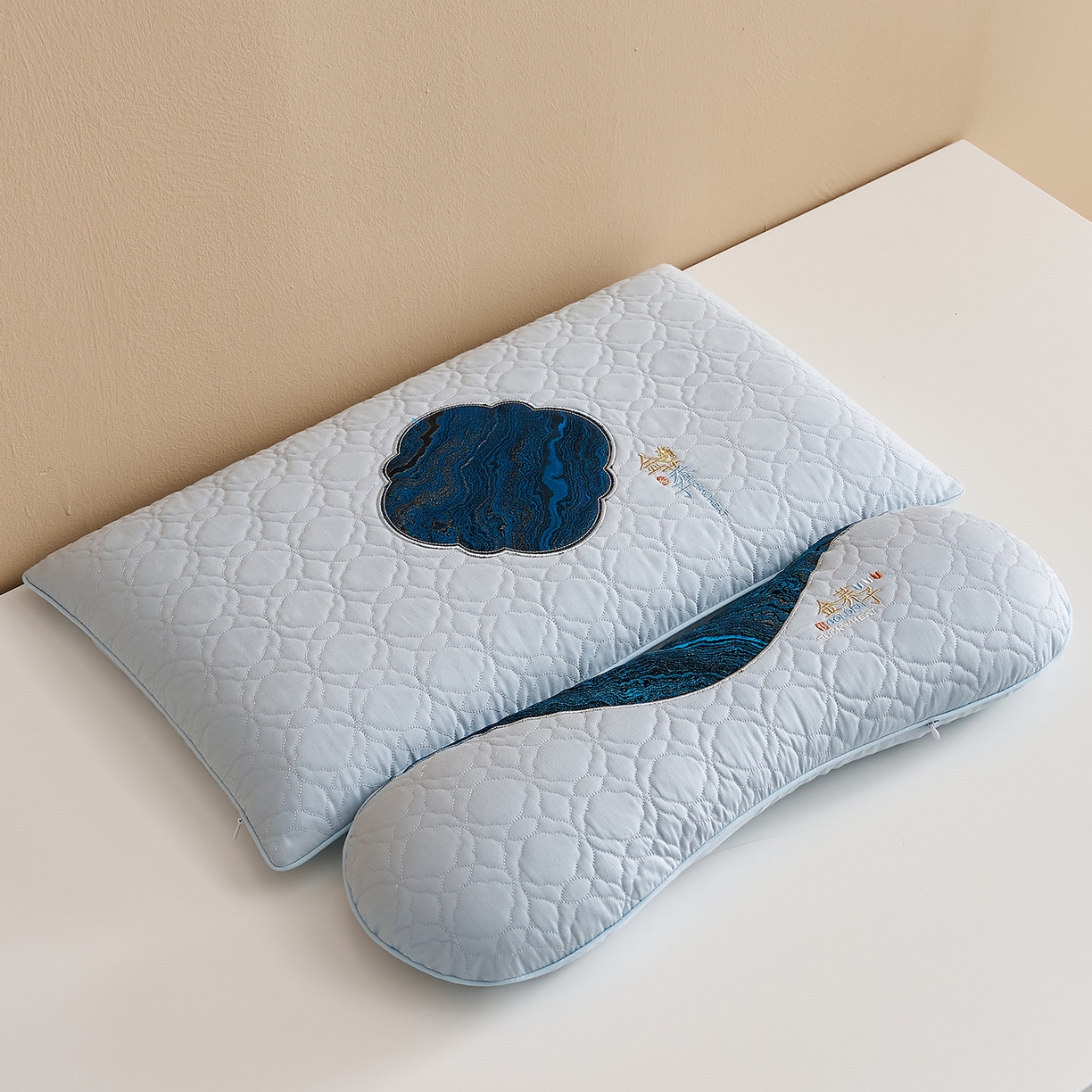 91家纺网 家纺一手货源 找家纺 （总）乐可 2025新款金荞子二合一枕枕头枕芯