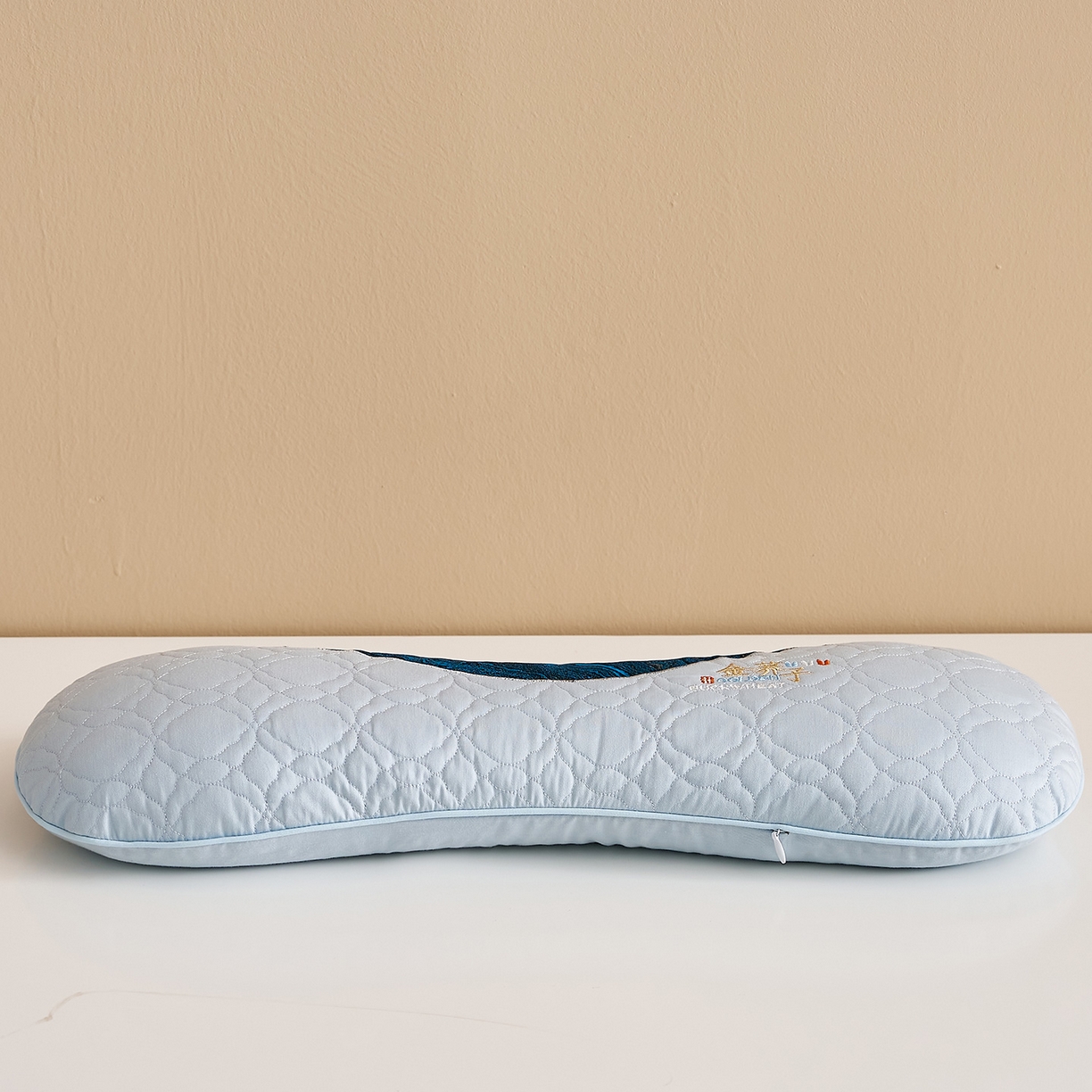 91家纺网 家纺一手货源 找家纺 乐可 2025新款金荞子二合一枕枕头枕芯 金荞子-蓝骨头枕