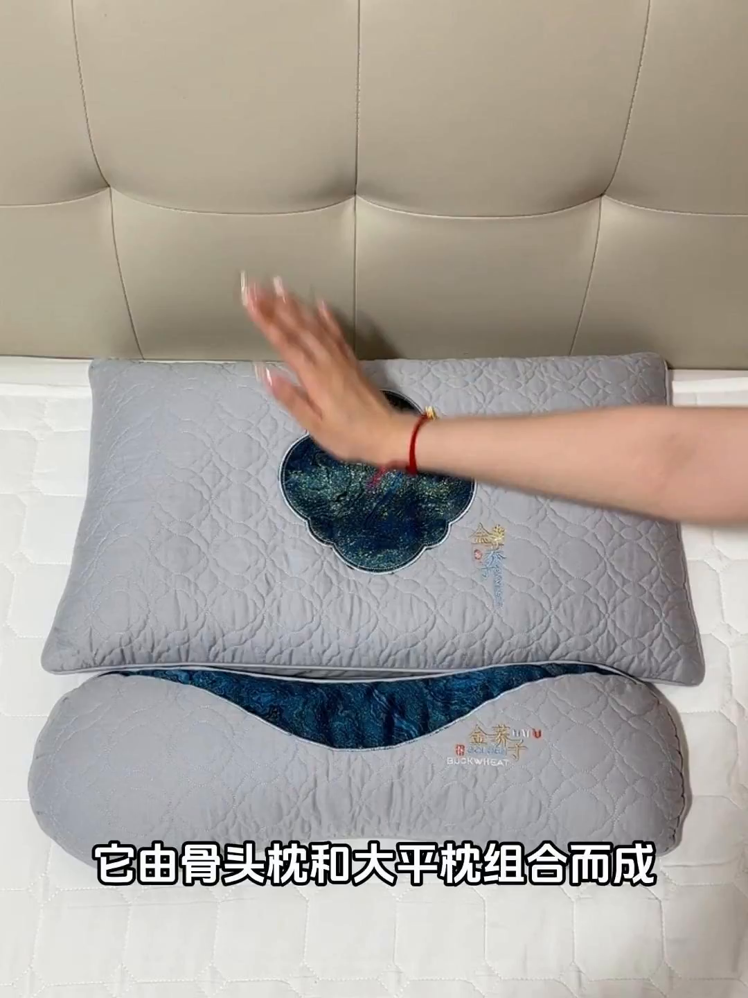 91家纺网 家纺一手货源 找家纺 （总）乐可 2025新款金荞子二合一枕枕头枕芯