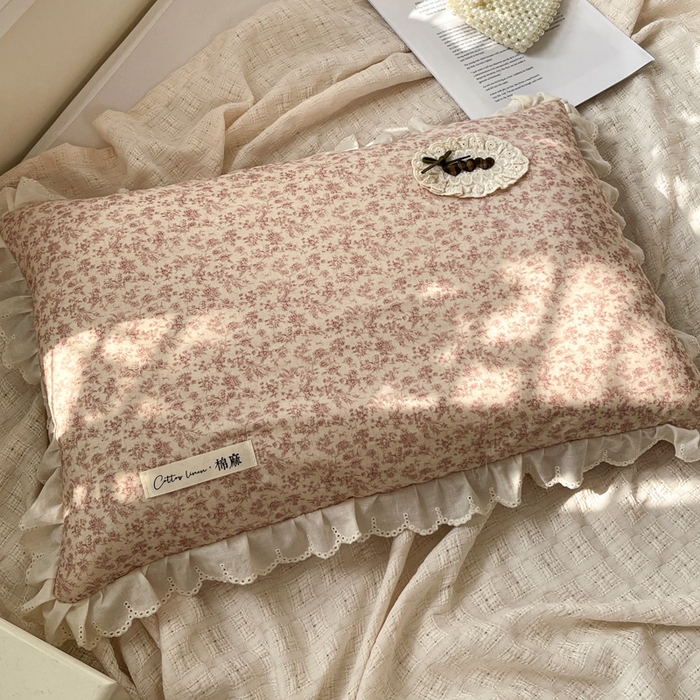 91家纺网 家纺一手货源 找家纺 （总）亦帆枕芯 2025新款棉麻决明子两用护颈养护枕头枕芯