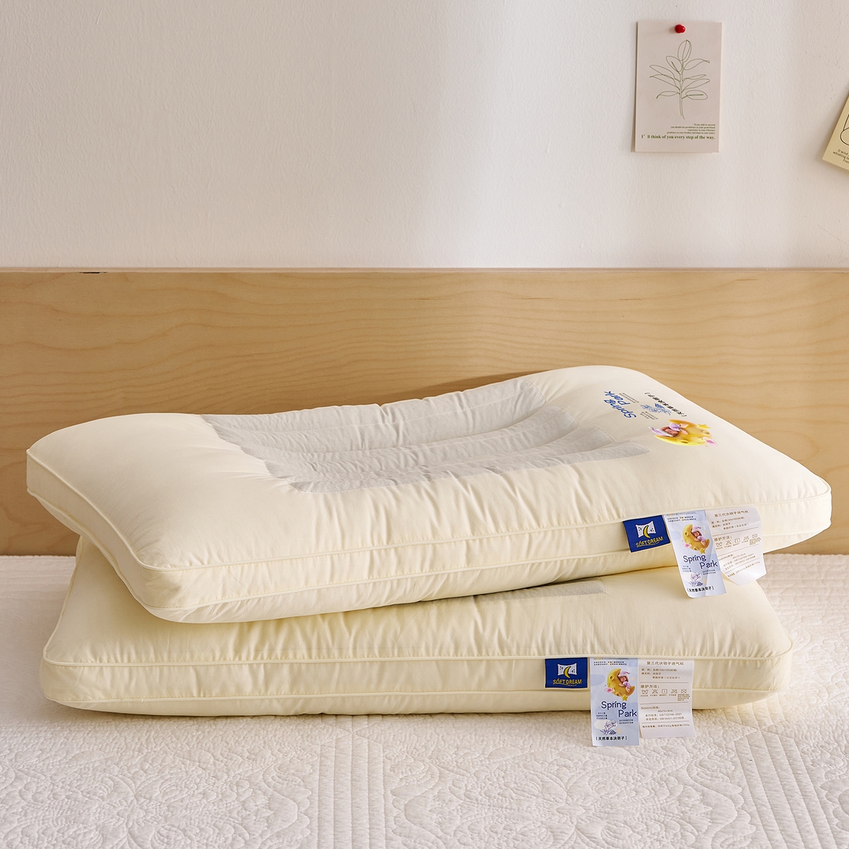 91家纺网 家纺一手货源 找家纺 乐可 2025新款决明子透气枕枕头枕芯 决明子透气枕-成人款