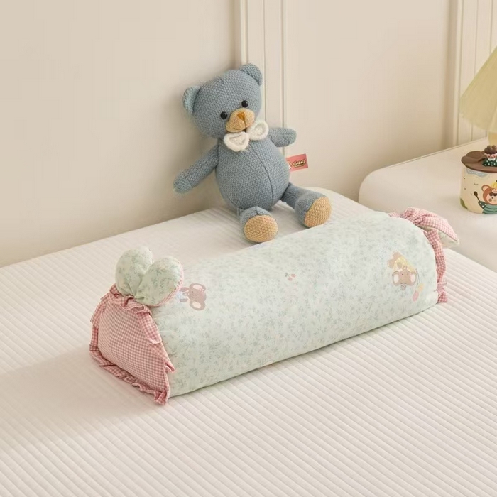 云熙枕业 2025新款午睡车载家居糖果型全棉水洗荞麦枕枕头枕芯 碎花小象