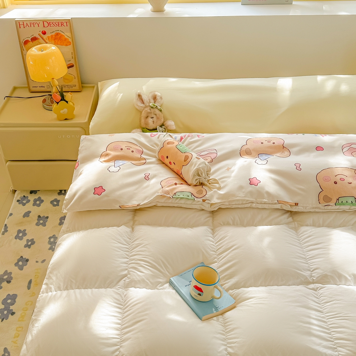 91家纺网 家纺一手货源 找家纺 （总）柒星睡袋 2025新款新升级mini收纳袋印花系列隔脏睡袋