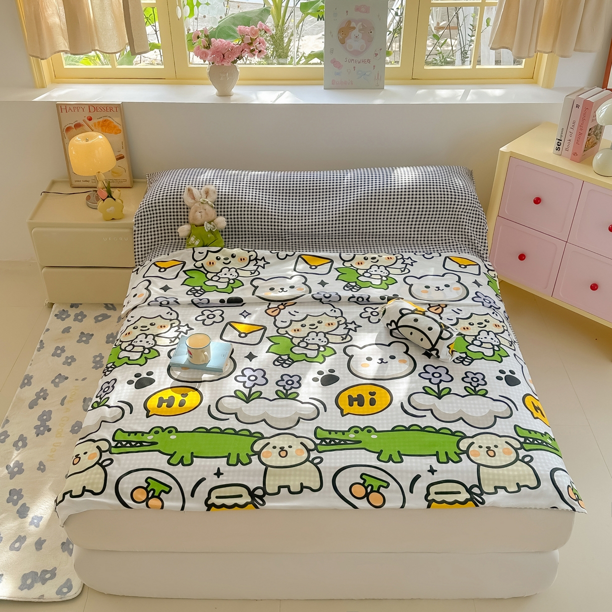 91家纺网 家纺一手货源 找家纺 （总）柒星睡袋 2025新款新升级mini收纳袋印花系列隔脏睡袋