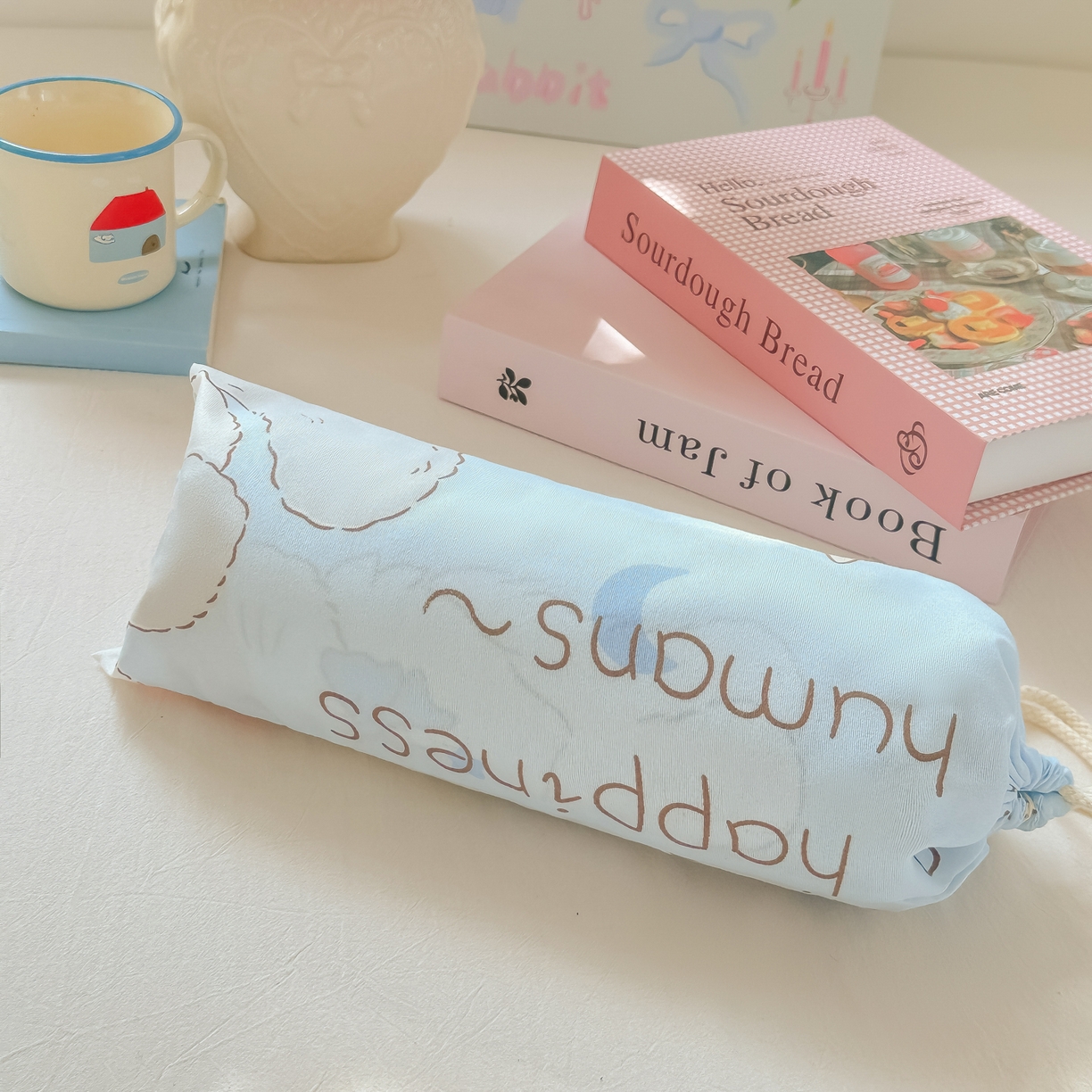 91家纺网 家纺一手货源 找家纺 柒星睡袋 2025新款新升级mini收纳袋印花系列隔脏睡袋 （小号只做丝恋，海军小狗，黄油小熊）组合图仅供展示不可下单