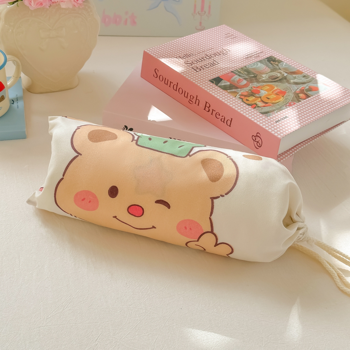 91家纺网 家纺一手货源 找家纺 柒星睡袋 2025新款新升级mini收纳袋印花系列隔脏睡袋 （小号只做丝恋，海军小狗，黄油小熊）组合图仅供展示不可下单