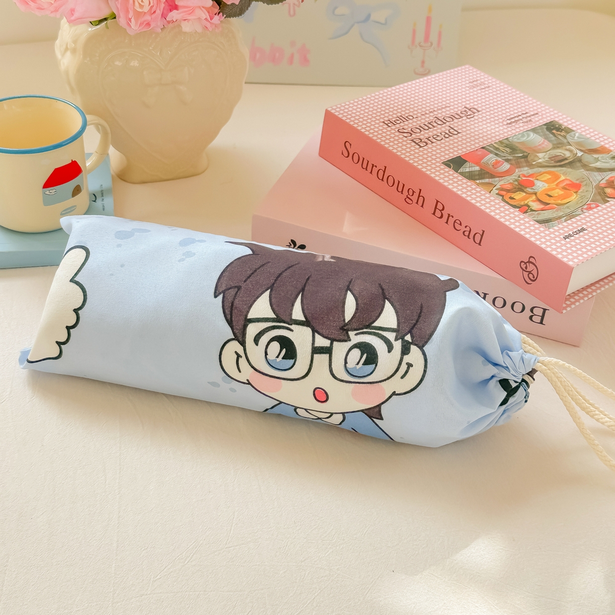 91家纺网 家纺一手货源 找家纺 柒星睡袋 2025新款新升级mini收纳袋印花系列隔脏睡袋 （小号只做丝恋，海军小狗，黄油小熊）组合图仅供展示不可下单