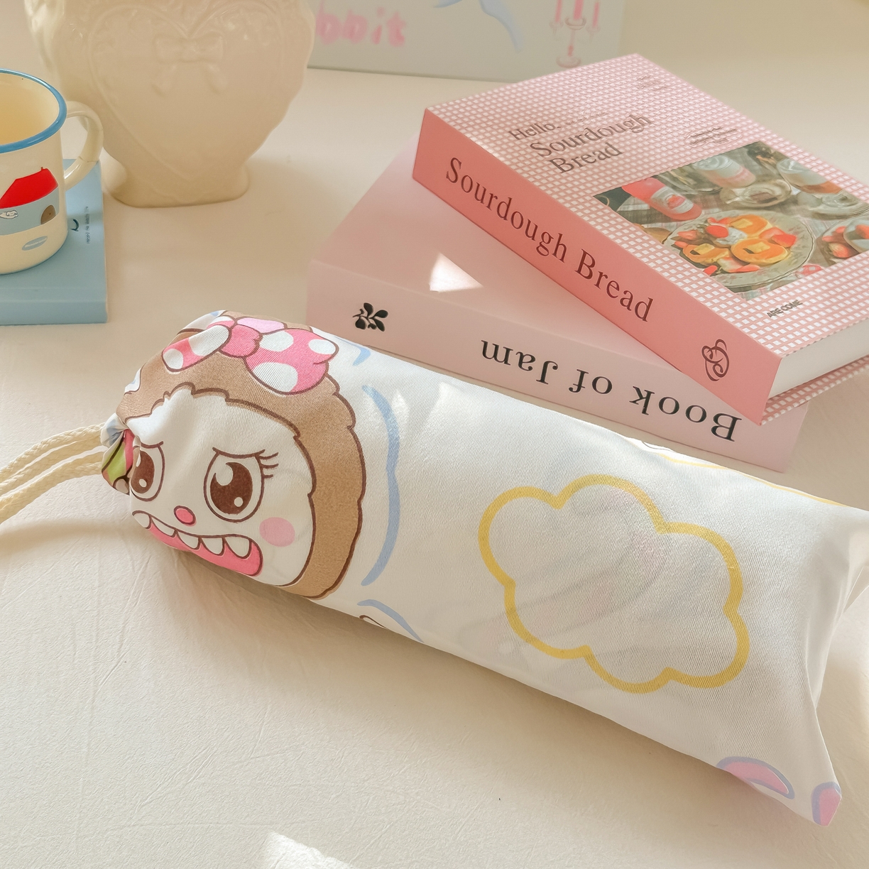 91家纺网 家纺一手货源 找家纺 柒星睡袋 2025新款新升级mini收纳袋印花系列隔脏睡袋 （小号只做丝恋，海军小狗，黄油小熊）组合图仅供展示不可下单