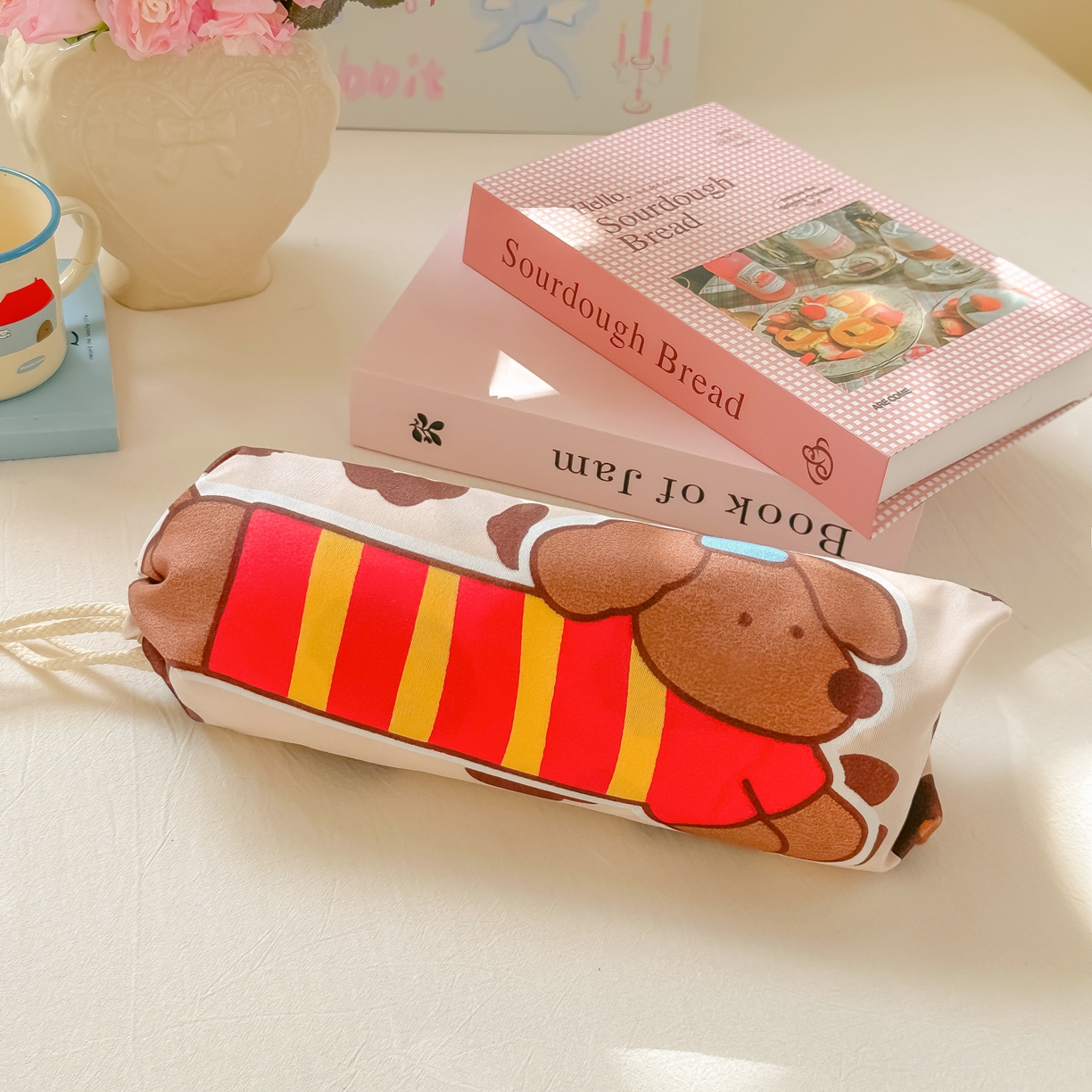 91家纺网 家纺一手货源 找家纺 柒星睡袋 2025新款新升级mini收纳袋印花系列隔脏睡袋 （小号只做丝恋，海军小狗，黄油小熊）组合图仅供展示不可下单