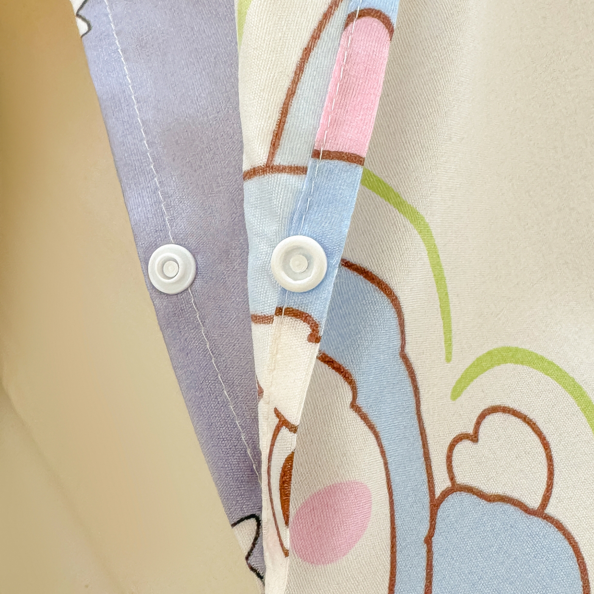 91家纺网 家纺一手货源 找家纺 柒星睡袋 2025新款新升级mini收纳袋印花系列隔脏睡袋 小布布