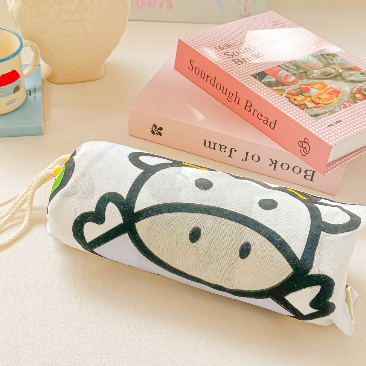 91家纺网 家纺一手货源 找家纺 柒星睡袋 2025新款新升级mini收纳袋印花系列隔脏睡袋 （小号只做丝恋，海军小狗，黄油小熊）组合图仅供展示不可下单