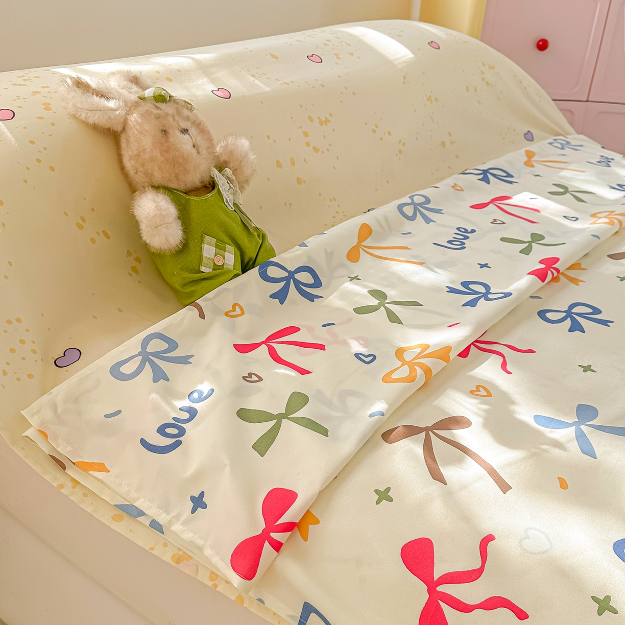 91家纺网 家纺一手货源 找家纺 柒星睡袋 2025新款新升级mini收纳袋印花系列隔脏睡袋 丝恋