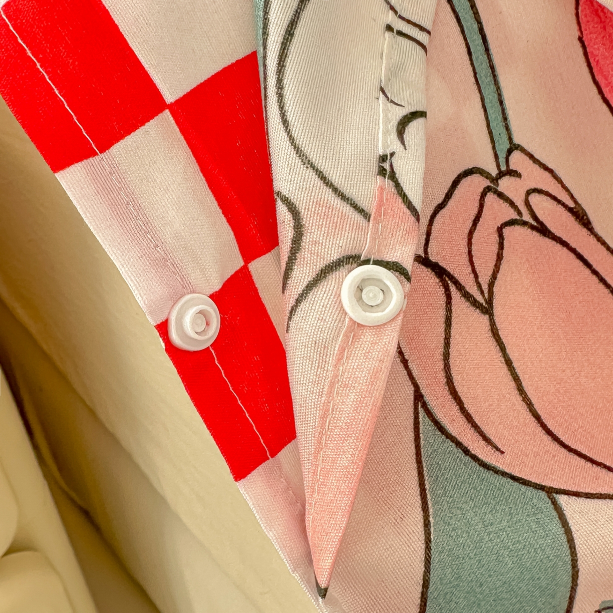 91家纺网 家纺一手货源 找家纺 柒星睡袋 2025新款新升级mini收纳袋印花系列隔脏睡袋 荷兰兔