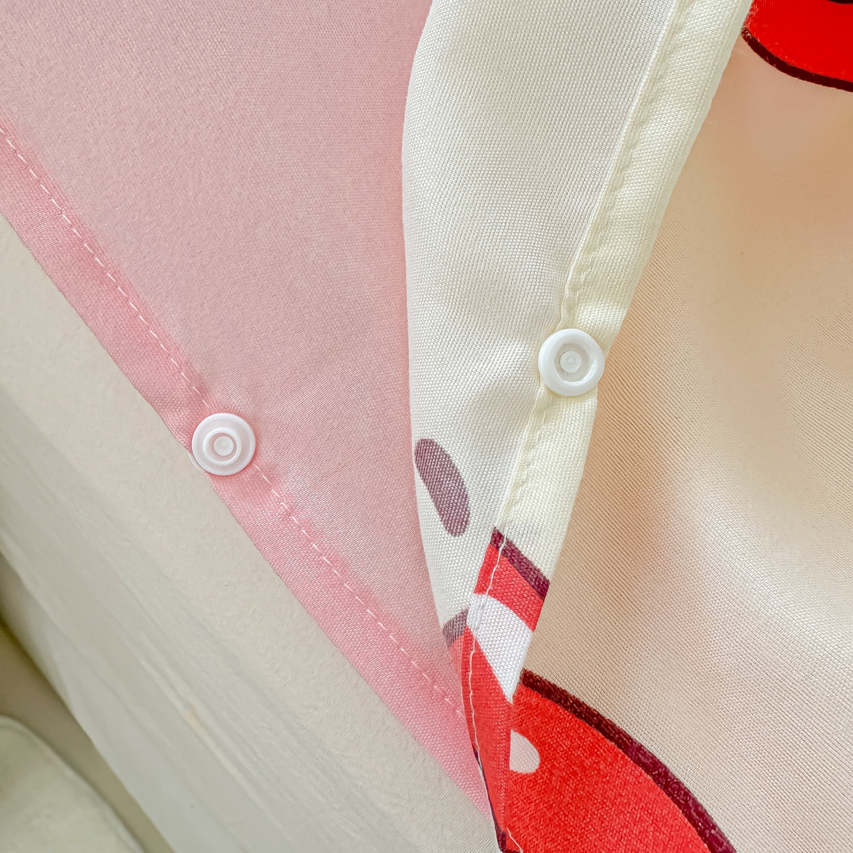 91家纺网 家纺一手货源 找家纺 柒星睡袋 2025新款新升级mini收纳袋印花系列隔脏睡袋 小苹果