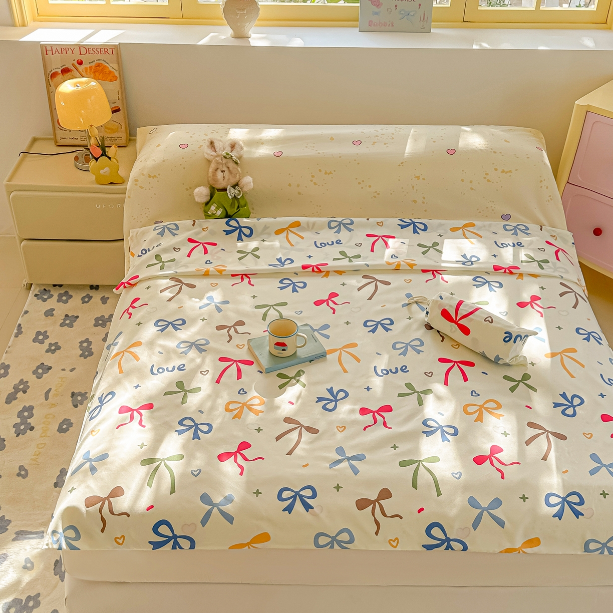 91家纺网 家纺一手货源 找家纺 柒星睡袋 2025新款新升级mini收纳袋印花系列隔脏睡袋 丝恋