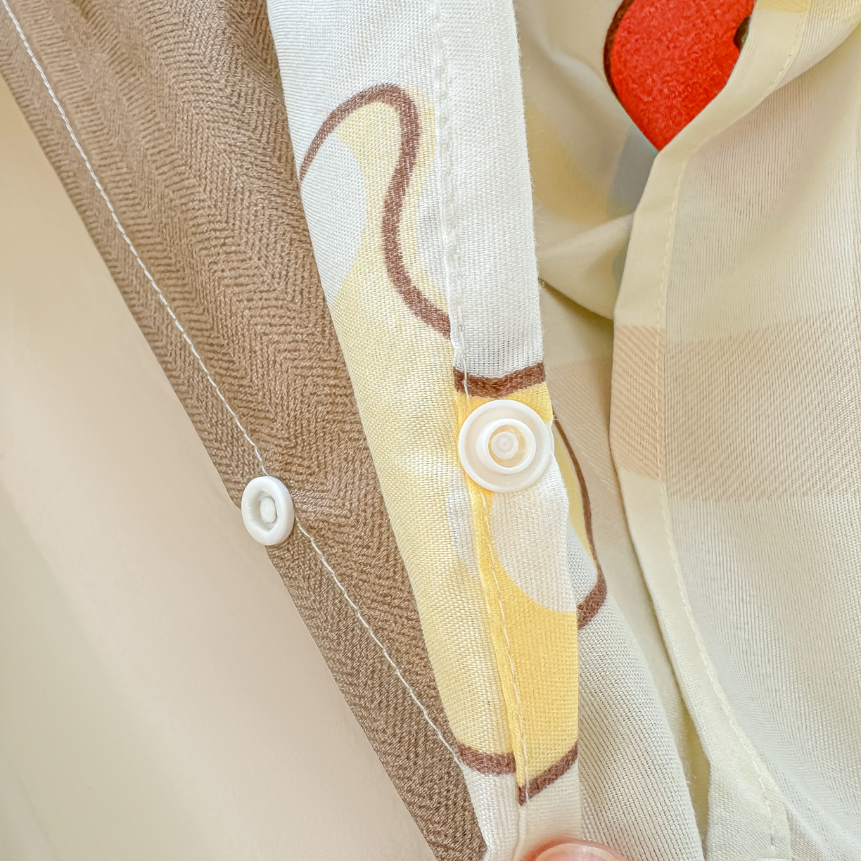 91家纺网 家纺一手货源 找家纺 柒星睡袋 2025新款新升级mini收纳袋印花系列隔脏睡袋 卡比巴拉