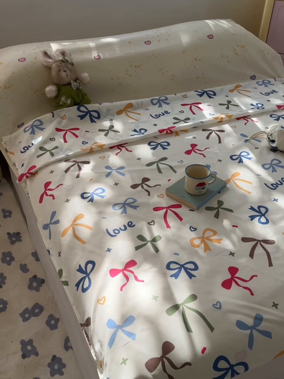 91家纺网 家纺一手货源 找家纺 柒星睡袋 2025新款新升级mini收纳袋印花系列隔脏睡袋 丝恋