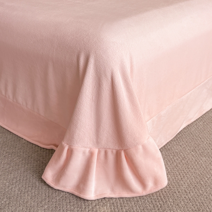 91家纺网 家纺一手货源 找家纺 （总）子曰 2025新款高克重牛奶绒轻奢刺绣撞色拼接工艺款四件套-安娜