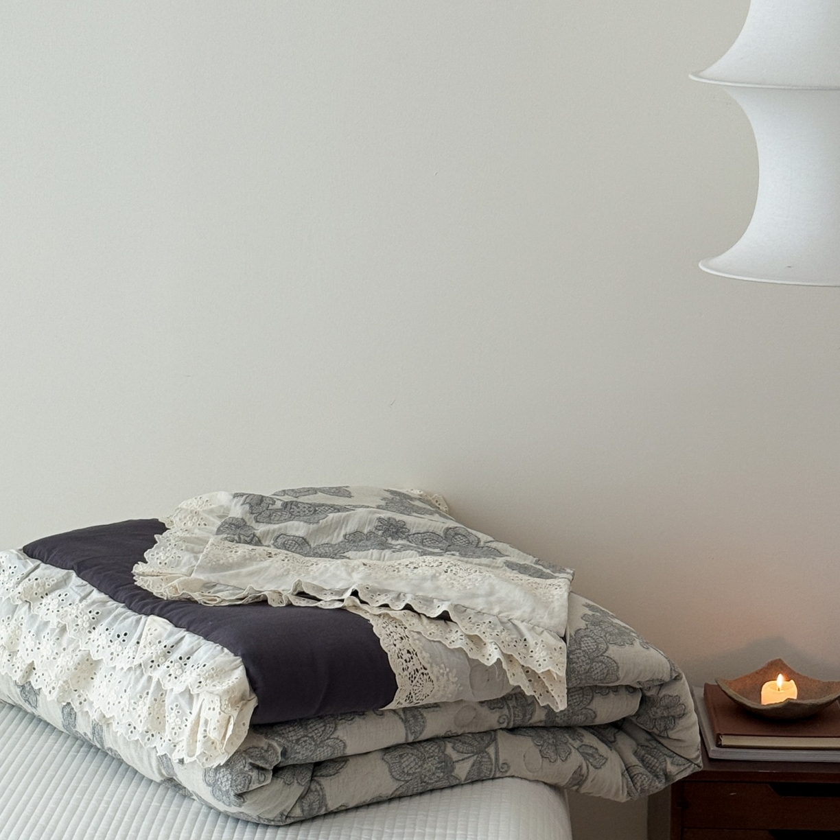 91家纺网 家纺一手货源 找家纺 （总）汇庭 2025秋冬新款禾悦棉麻春秋春悦纱布床盖系列