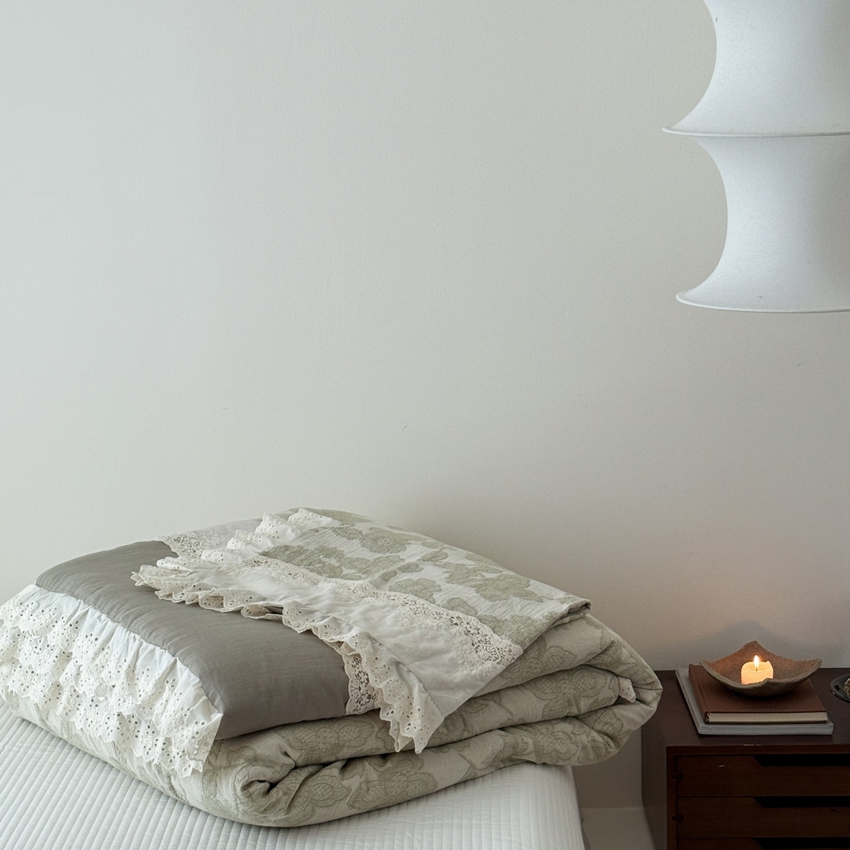 91家纺网 家纺一手货源 找家纺 （总）汇庭 2025秋冬新款禾悦棉麻春秋春悦纱布床盖系列