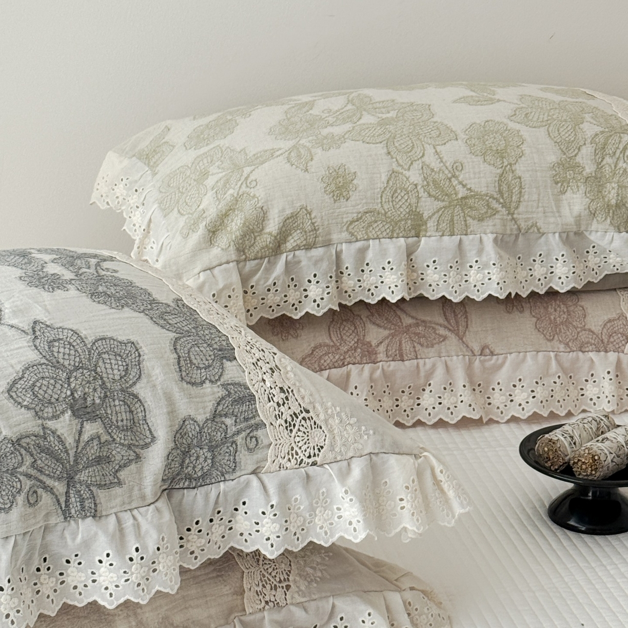 91家纺网 家纺一手货源 找家纺 （总）汇庭 2025秋冬新款禾悦棉麻春秋春悦纱布床盖系列