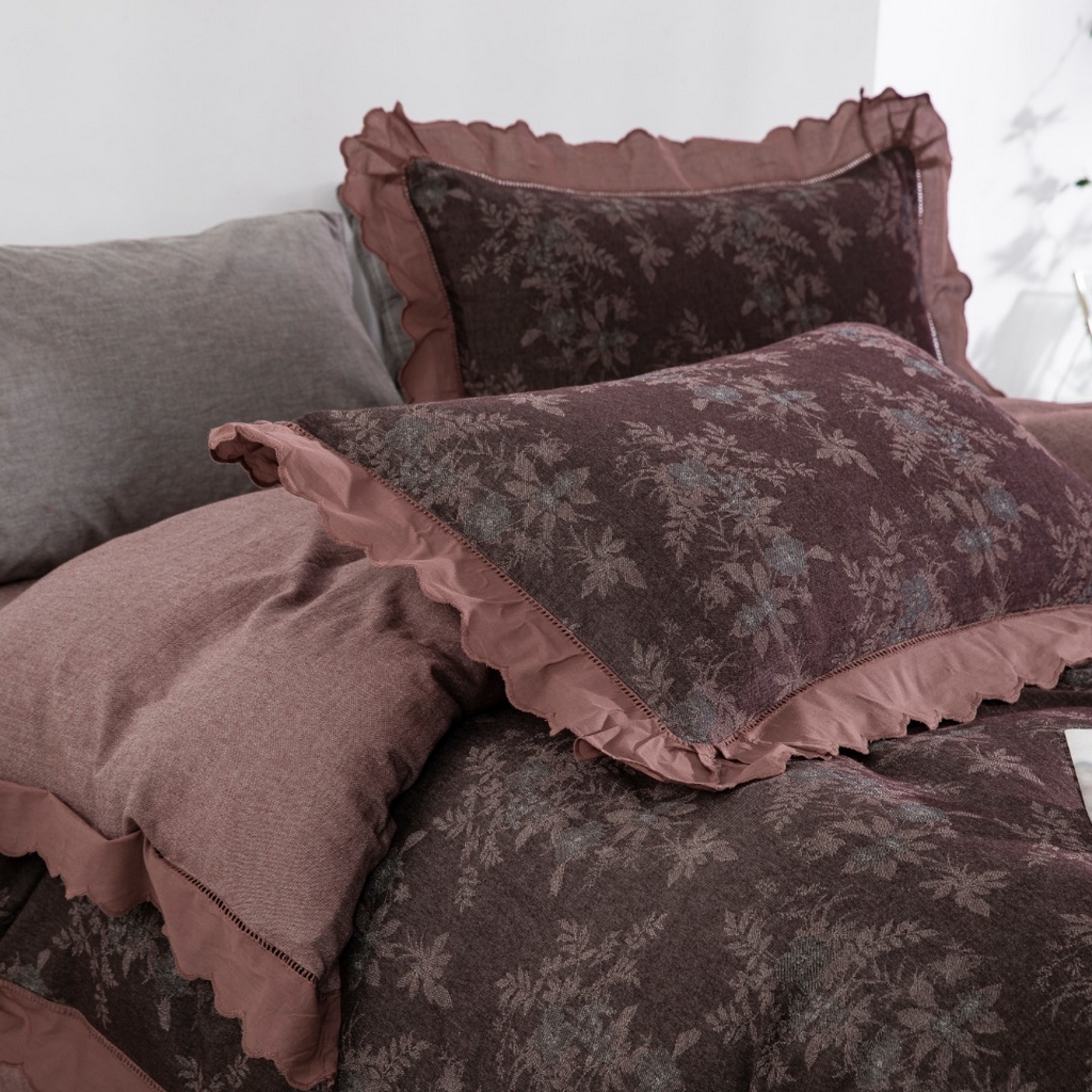 91家纺网 家纺一手货源 找家纺 仰望棉麻双层纱供应链 2025新款仰望中古风系列 雅韵