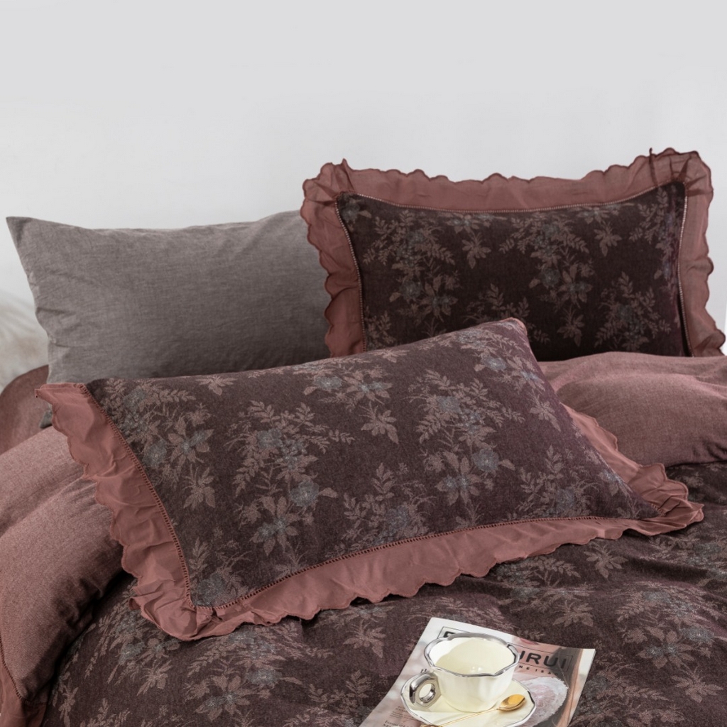 91家纺网 家纺一手货源 找家纺 仰望棉麻双层纱供应链 2025新款仰望中古风系列 雅韵