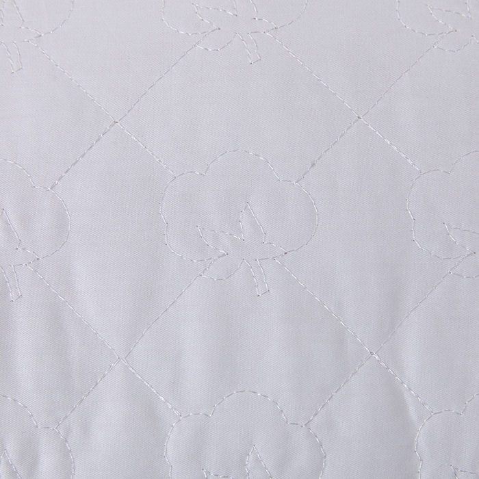 91家纺网 家纺一手货源 找家纺 永乐枕芯 2025新款全棉斜纹棉花绗缝枕枕头枕芯 白色高枕