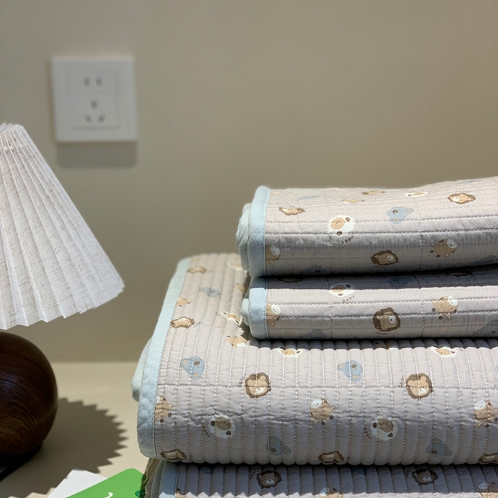 91家纺网 家纺一手货源 找家纺 （总）2024新款舒适床盖三件套-实拍