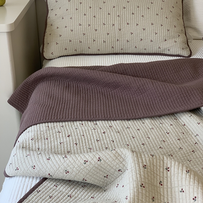 91家纺网 家纺一手货源 找家纺 （总）2024新款舒适床盖三件套-实拍