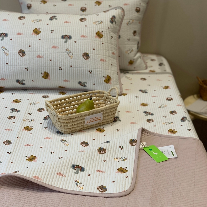 91家纺网 家纺一手货源 找家纺 （总）2024新款舒适床盖三件套-实拍