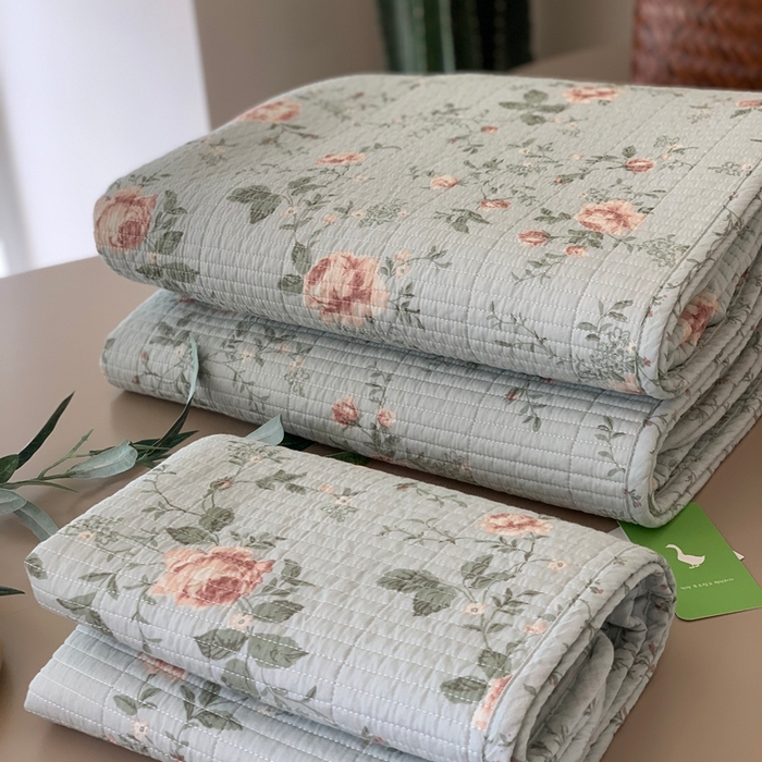 91家纺网 家纺一手货源 找家纺 （总）2024新款舒适床盖三件套-实拍