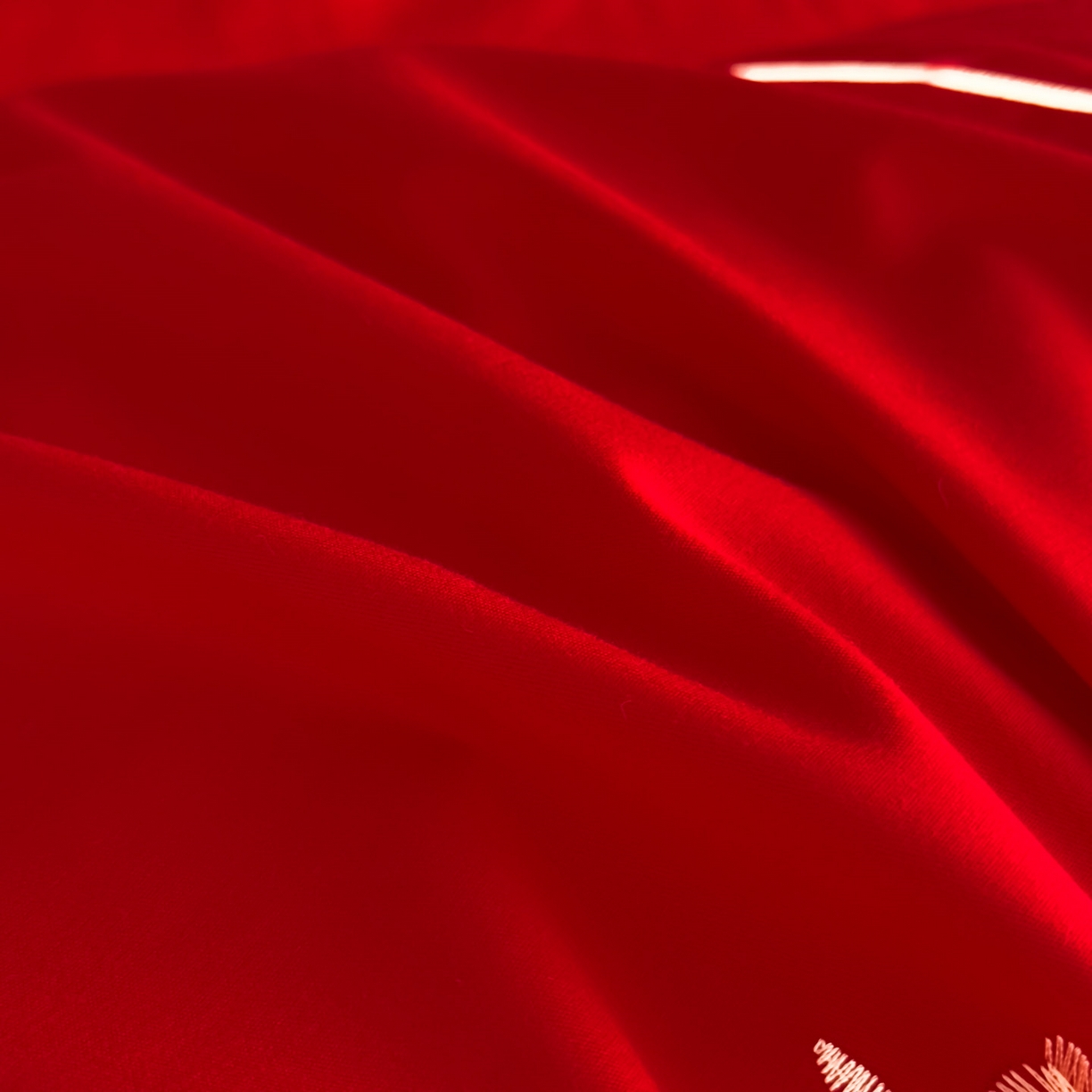 91家纺网 家纺一手货源 找家纺 娇伊诗婚庆 2025新款刺绣工艺全棉婚庆四件套系列 龙凤贺喜