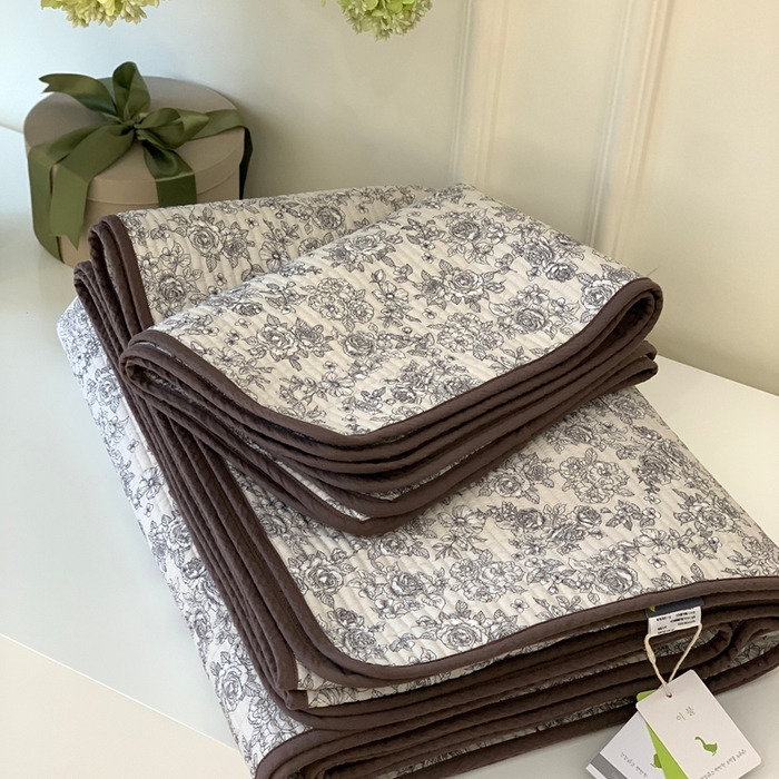 91家纺网 家纺一手货源 找家纺 （总）2024新款舒适床盖三件套-实拍