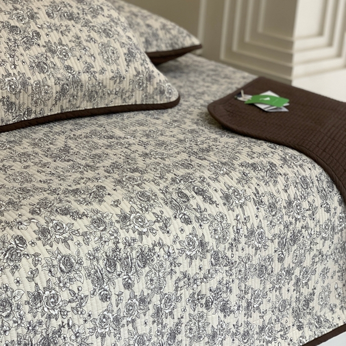 91家纺网 家纺一手货源 找家纺 （总）2024新款舒适床盖三件套-实拍