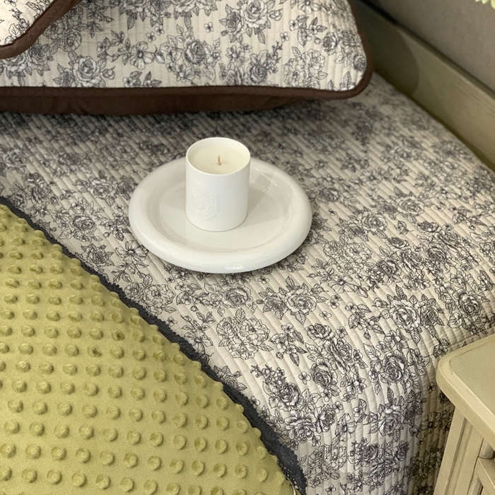 91家纺网 家纺一手货源 找家纺 （总）2024新款舒适床盖三件套-实拍