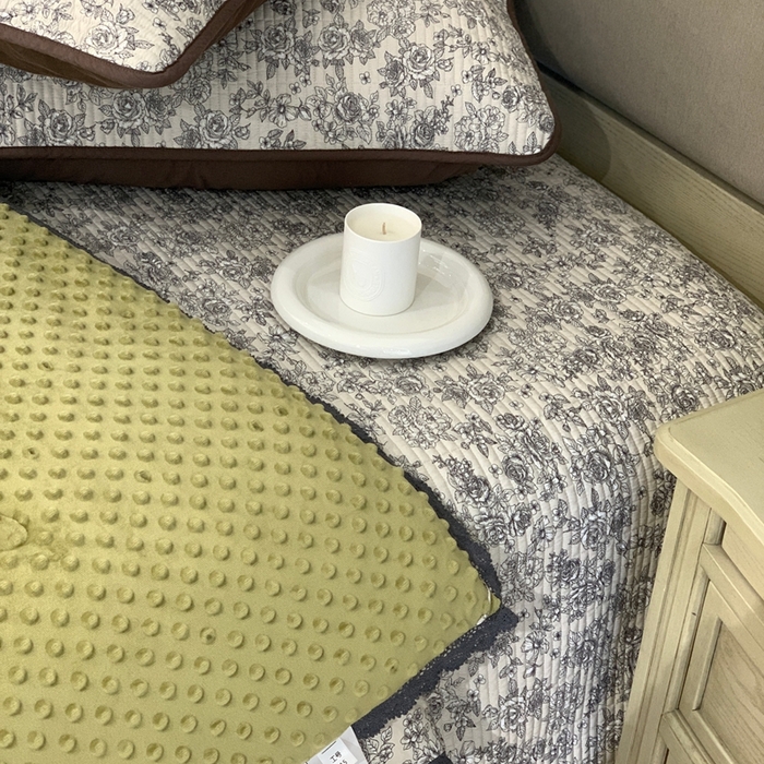 91家纺网 家纺一手货源 找家纺 （总）2024新款舒适床盖三件套-实拍