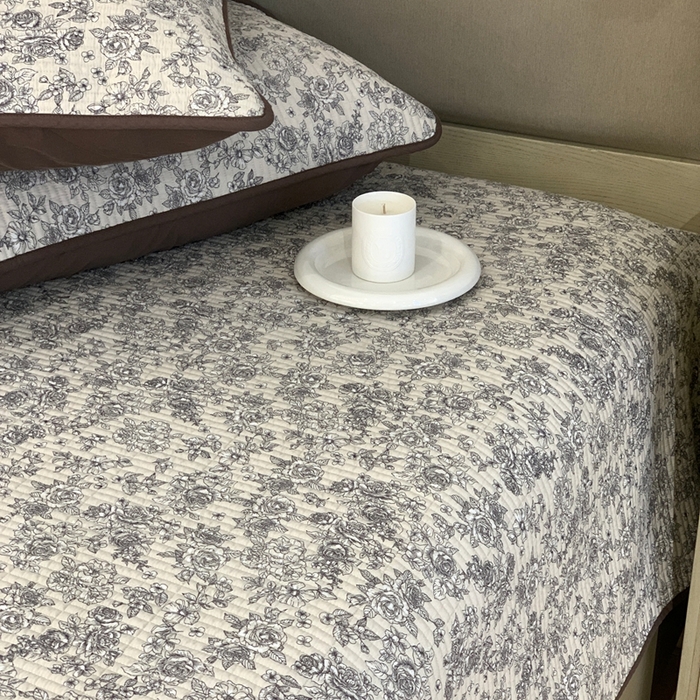 91家纺网 家纺一手货源 找家纺 （总）2024新款舒适床盖三件套-实拍