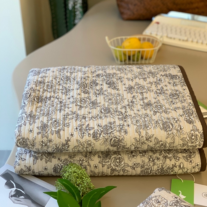 91家纺网 家纺一手货源 找家纺 （总）2024新款舒适床盖三件套-实拍