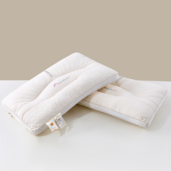 91家纺网 家纺一手货源 找家纺 永乐枕芯 2025新款雪尼绒亲肤舒适深睡眠枕芯 白色