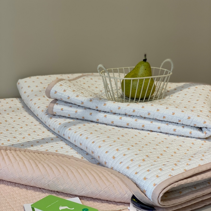 91家纺网 家纺一手货源 找家纺 2024新款舒适床盖三件套-实拍 花悦庄园