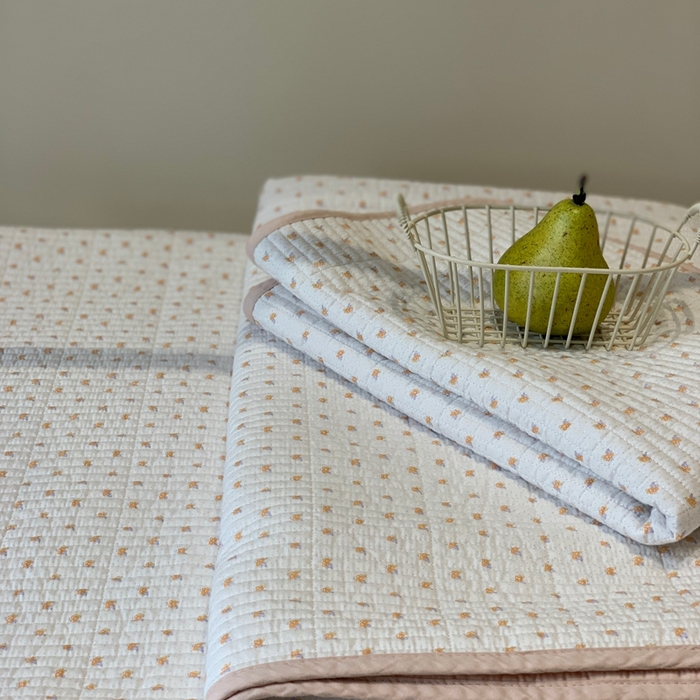 91家纺网 家纺一手货源 找家纺 2024新款舒适床盖三件套-实拍 花悦庄园