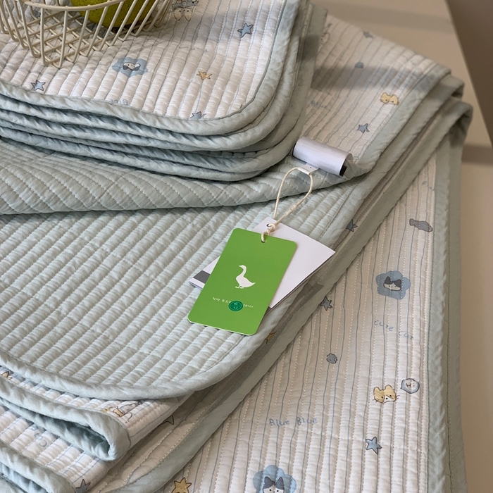 91家纺网 家纺一手货源 找家纺 2024新款舒适床盖三件套-实拍 兰小鱼