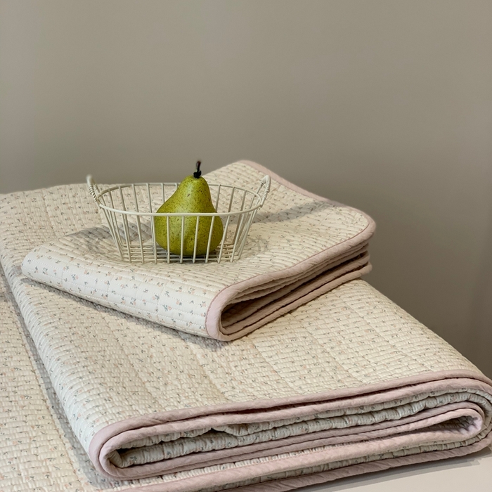 91家纺网 家纺一手货源 找家纺 2024新款舒适床盖三件套-实拍 美好粉