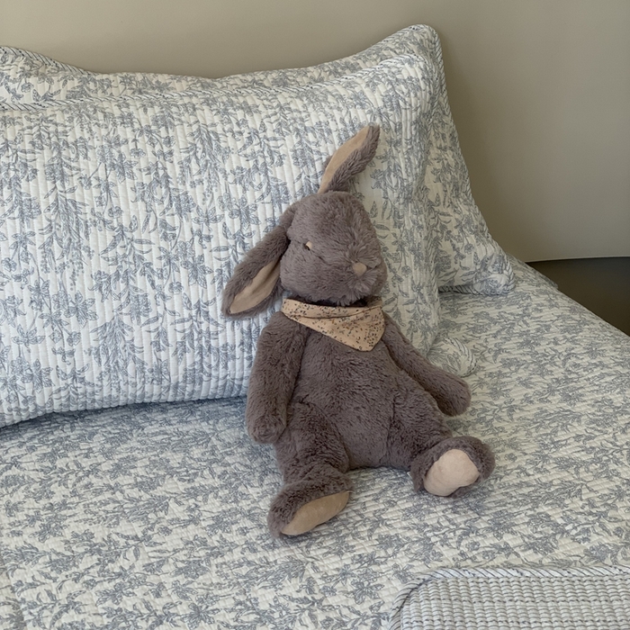 91家纺网 家纺一手货源 找家纺 2024新款舒适床盖三件套-实拍 美蓝